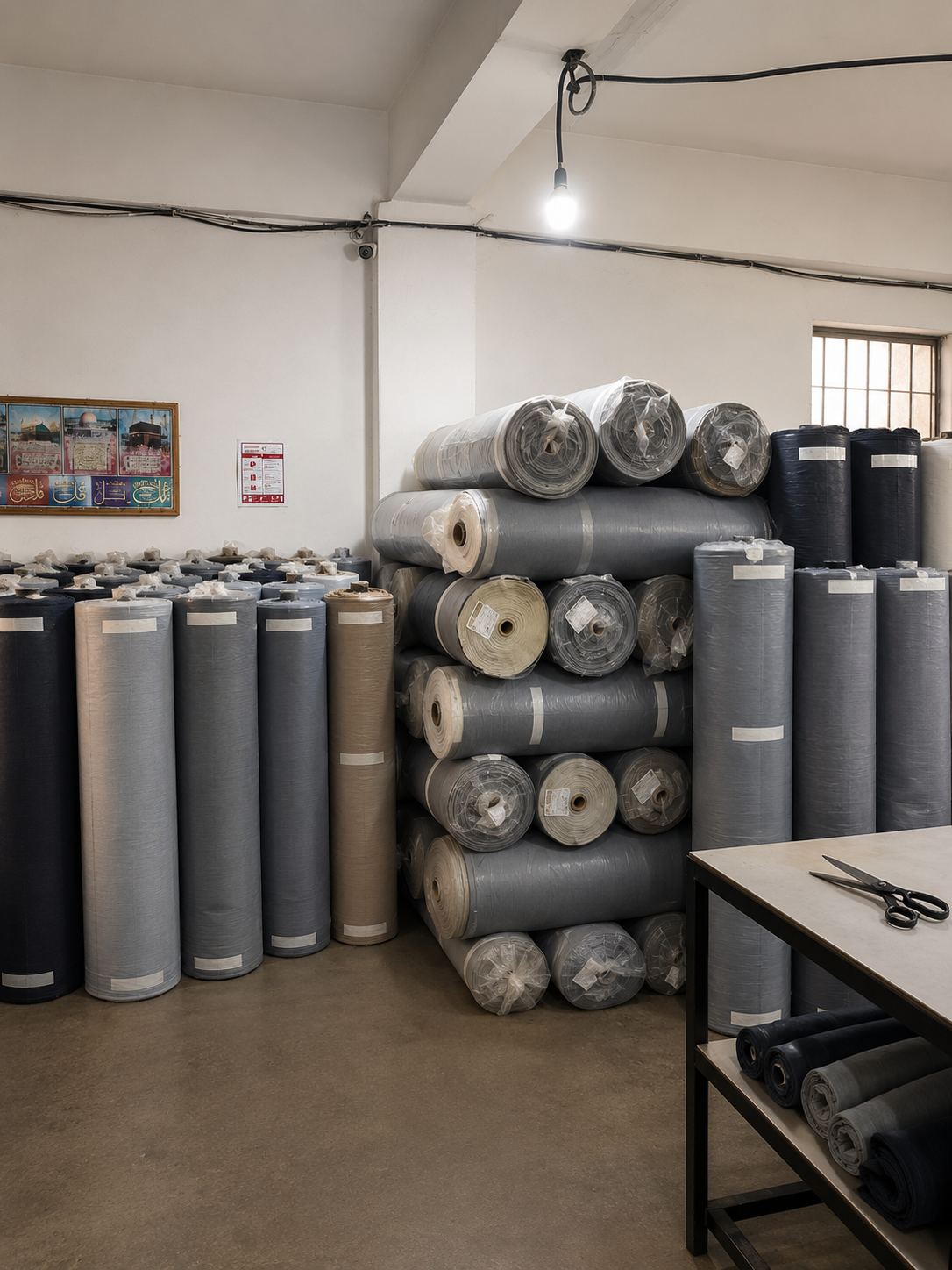 Fabric roll inventory